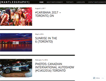 Tablet Screenshot of mantleography.com